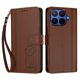 thumbnail image 3 of Funda Cartera Trébol para Xiaomi 17T con Ranuras Tarjetas y Carga Inalámbrica Marrón, 3 of 6