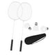 thumbnail image 1 of Raqueta De Bádminton Deportiva Ligera Con Bolsa Para Raquetas Para Césped Al Aire Libre Interior Blanco, 1 of 5