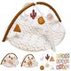 thumbnail image 1 of Tapete para actividades Tummy Time Little Dove, macramé, con juguetes y tarjetas, 1 of 7