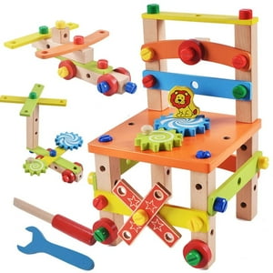 Oem - Silla Montessori De Madera Con Tuercas