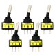 thumbnail image 4 of 5 unids 12 v 20a led luz spst con./desc. 3pins interruptor basculante rojo, 4 of 5