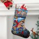 thumbnail image 2 of One Piece Tema: Calcetines de Navidad, fino lino blanco para colgar en escaleras y chimenea, decoración navideña para el hogar, regalo de Navidad. 45cm × 32cm, 2 of 5