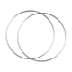 thumbnail image 5 of 2x Metal Hoops Floral Hanging Crafts Decoración del hogar, Versátiles de corona versátiles para hacer el cumpleaños de de bodas , Diámetro 45 Cm, 5 of 5