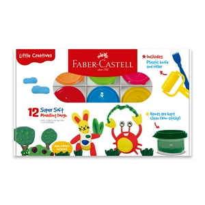 Faber Castell - Plastilina Suave Faber-Castell Little Creatives X12 Colores