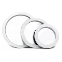 Vgo - Set De 3 Espejos Redondos 17-23-27 Cm