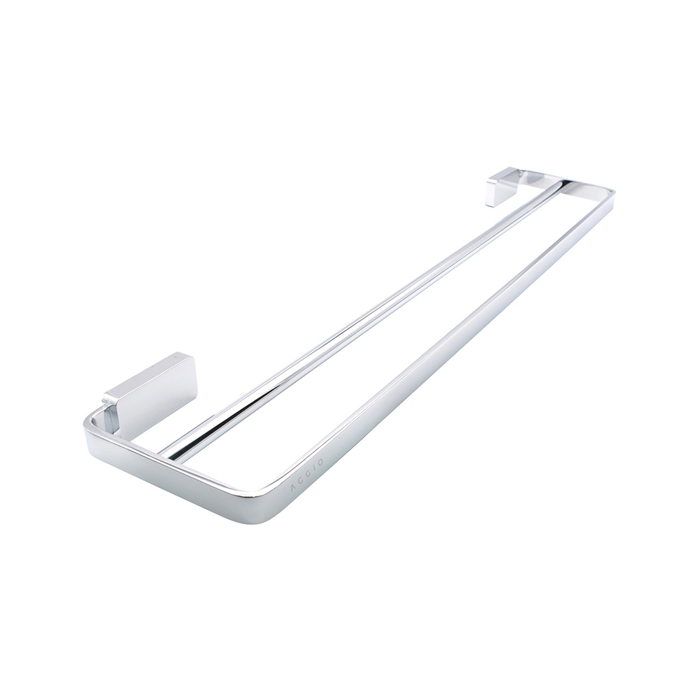 Aggio - Barra Toalla Doble Ottone 60 Cm