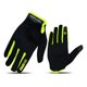 thumbnail image 1 of Guante Largo Acolchado Gel Ciclismo Bicicleta Dedo Tactil Verde/Negro, Mediano, 1 of 3