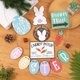 thumbnail image 2 of Bandeja de niveles con forma de conejito de Pascua, letreros de madera de granja | Bandeja rústica gruesa y bonita con niveles, decoración para Pascua, fiesta, hogar, cocina y vacaciones, 2 of 7