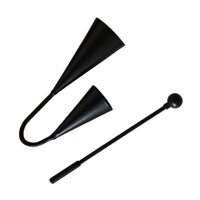 Magideal - Agogo Bells Instrumento De Percusión De Samba Tradicional Regalo De Cumpleaños Preescolar Niños Reunión Familiar Educativa Campana Doble , 25Cmx14Cm