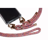 Vonik - Carcasa Transparente Con Cordón Rosado Samsung S23 Plus