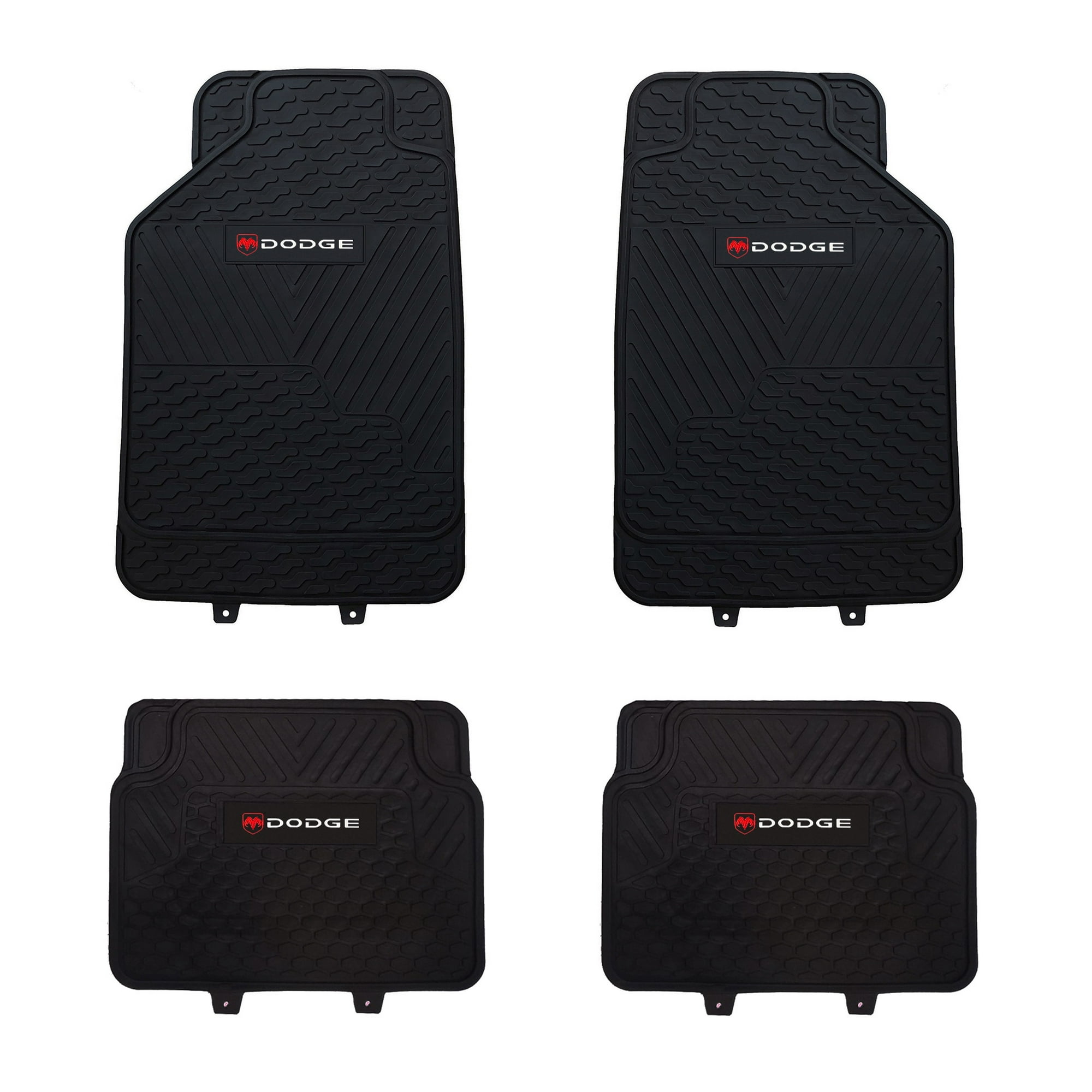 Jj Group - Pisos De Goma Marca Dodge Para Vehículos 4 Piezas