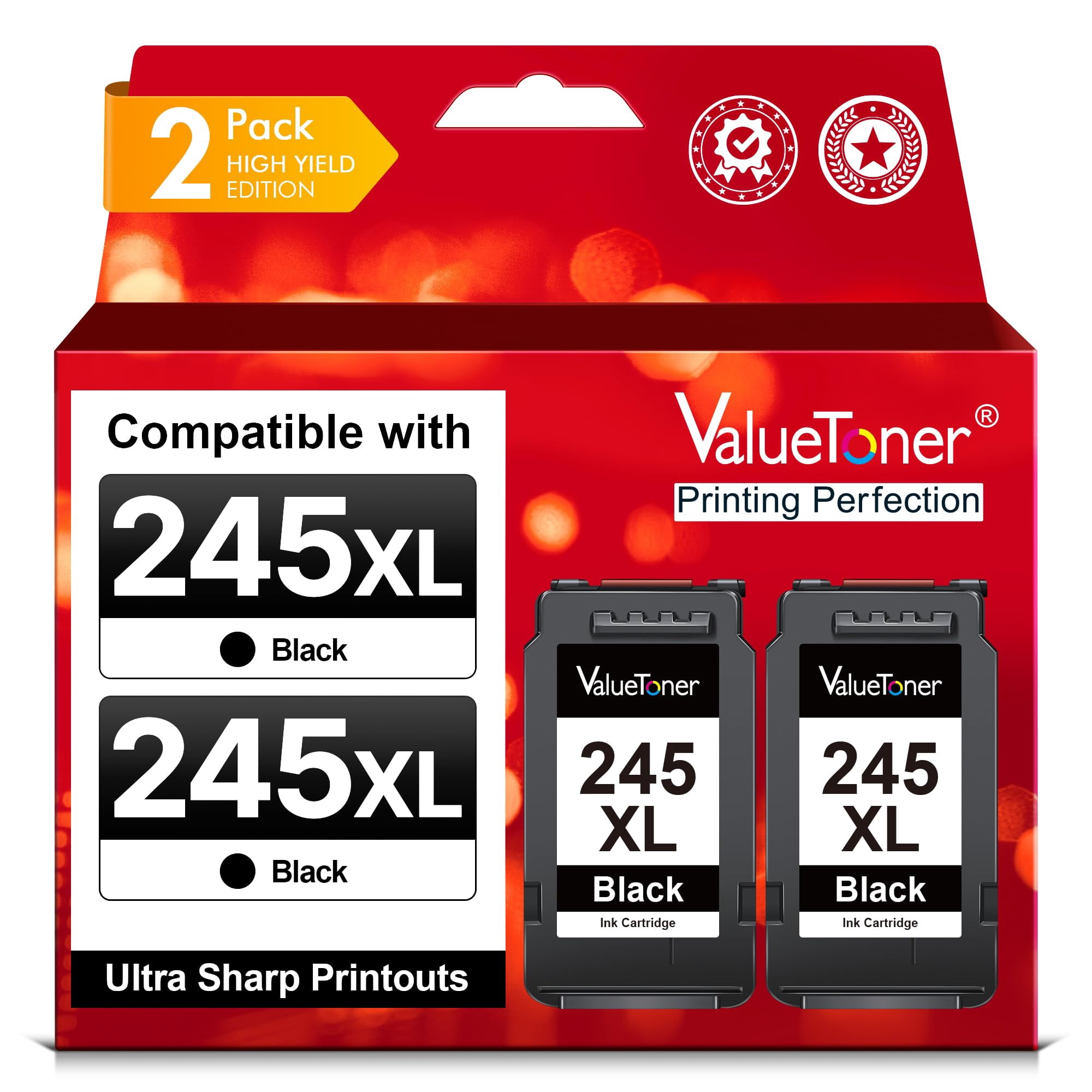 Cartucho De Tinta Valuetoner 245xl Negro Pg-245xl Para Canon