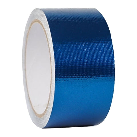 Magideal - Cinta De Reparación De Tienda De Campaña, Reparación De Lona, Película De Jardín, Cubierta De Cinta De Reparación, Cinta De Reparación De Lona De 5M Azul 5Cm