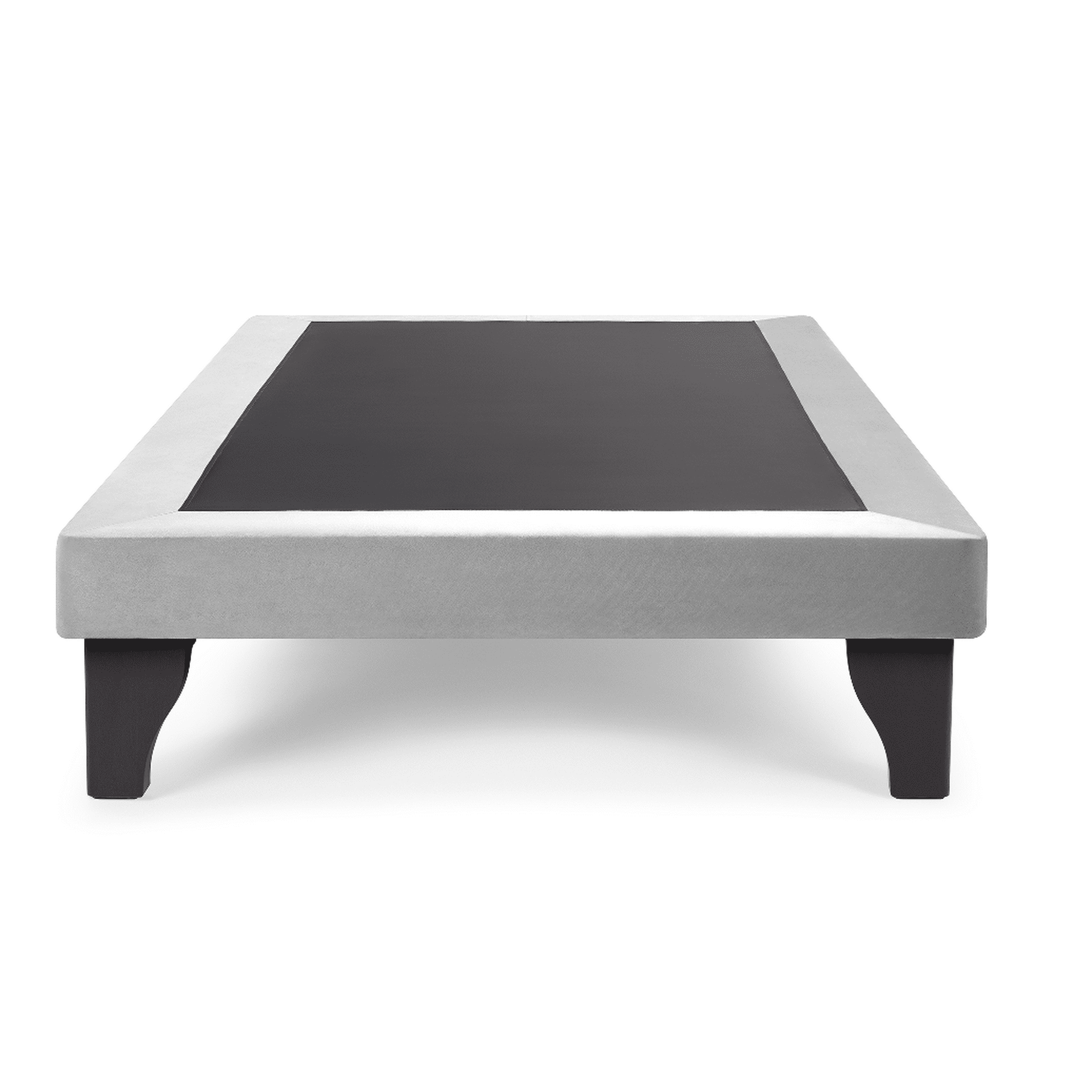 Kerabaalshop - Base De Cama De 1 Plaza Lino Gris Claro 90x200cm