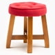 thumbnail image 1 of Pouf Puff Spring Felpa Rojo, 1 of 2