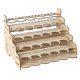 thumbnail image 4 of Módulo Pintado Pigmento Botella Rack Epoxy Herramienta Multi-capa Soporte De Madera Soporte 28 Agujeros 35mm A, 4 of 5