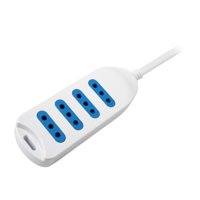 Philco - Alargador Multiple 4 Tomas 1 5M Blanco 10A