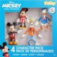 thumbnail image 2 of Figuras de acción TCG Toys FlexFigs Mickey Mouse, paquete de 4 unidades para niños a partir de 3, 2 of 6