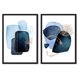 thumbnail image 1 of Set de Cuadros Piedras Azules con Marco Negro, 1 of 1