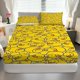 thumbnail image 1 of Cute Yellow Duck Fitted Sheet Three Piece Set Soft Breathable Mattress Protector, Home Decor Theme, Fun Bedroom Bedding, 1 of 1