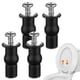 thumbnail image 1 of Tornillos y accesorios para asiento de inodoro, paquete de 4, bisagras universales para tapa de inodoro, pernos y accesorios para inodoro, fijaciones para orificios ciegos de inodoro., 1 of 7