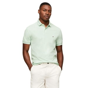 Polo Tommy Hilfiger 1985 Slim De Manga Corta Para Hombre