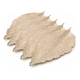 thumbnail image 1 of Individual Decorativo Forma Hoja Dorado Premium | 31 x 53 cm, 1 of 3