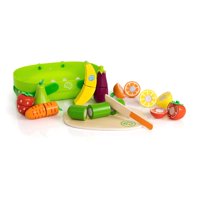 Set De Juego De Imaginación Canasta De Frutas Y Verduras Fat Brain Toys