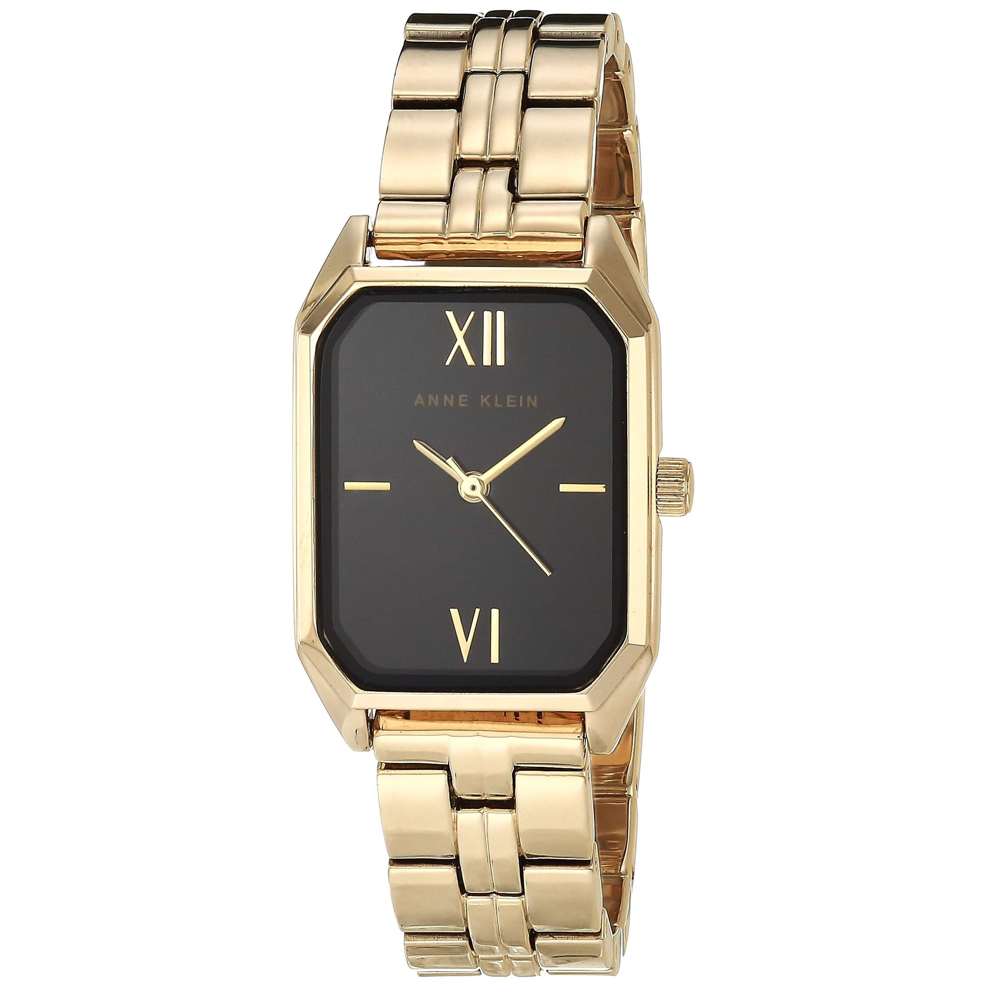 Reloj Vestido Anne Klein Ak/3774bkgb Dorado/negro Para Mujer