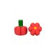 thumbnail image 1 of Topes para patines con forma de moxi freno, pétalos de hibisco rojo, 1 of 9