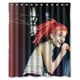thumbnail image 1 of Cortina de ducha Hayley Williams, juego de cortinas de baño con ganchos, tamaño 60 x 72 pulgadas, 1 of 3