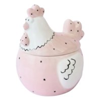 Genérico - Huevera Decorativa Tapa Almacenamiento Cocina Hogar Jhn