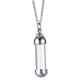 thumbnail image 3 of Encantos Acero Vidrio Tubo De Recipiente Abrible Urna Colgante Collar Plata S, 3 of 3