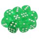 thumbnail image 3 of Paquete De 10 Dados Acrílicos D6 De Seis Caras Para D&D TRPG, Juguetes Para Juegos De Mesa, Color Verde Hierba, 3 of 4