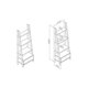 thumbnail image 3 of Estante Velador Scala Blanco - Rústico, 3 of 3
