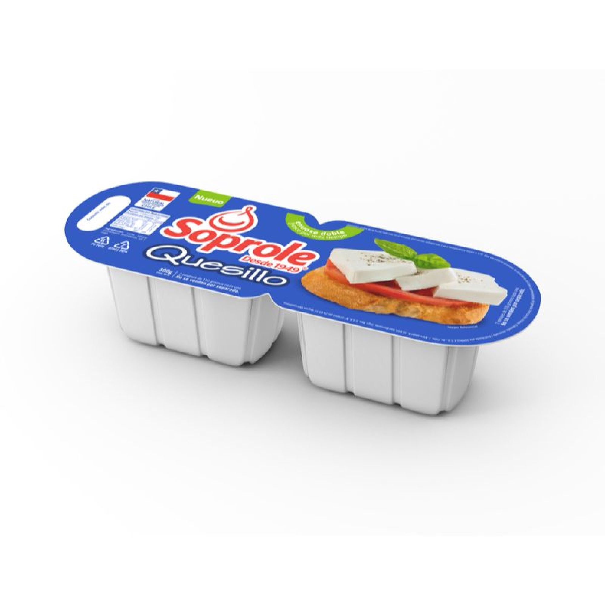 Quesillo Fresco Trozo 300 g Soprole