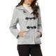 thumbnail image 1 of INSPIRE CHIC Abrigo Duffle con Cierre de Cremallera para Mujer, Anorak con Capucha Recortada, L Gris, 1 of 6