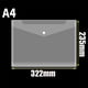 thumbnail image 4 of Carpetas transparentes para documentos, sobres transparentes de plástico impermeables, archivadores para papel tamaño carta A4., 4 of 6