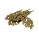 thumbnail image 2 of Collar Con Colgante De Hoja De Filigrana Extragrande De Bronce Antiguo De 6 Piezas, 2 of 3