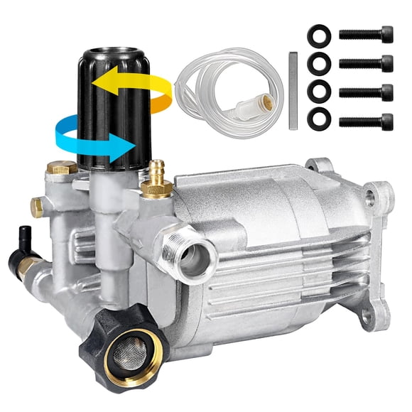 Bomba para hidrolavadora MUTURQ, eje de 3/4", 2800-3400 PSI, 2.5 GPM