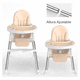 thumbnail image 2 of Silla De Comer Para Bebés Portátil Con Ruedas Ajustable, 2 of 6