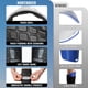thumbnail image 5 of Espinilleras de fútbol para hombre, incluidas mangas con bolsillo interior optimizado, equipo de protección de fútbol para niños y adultos (negro XL), 5 of 6