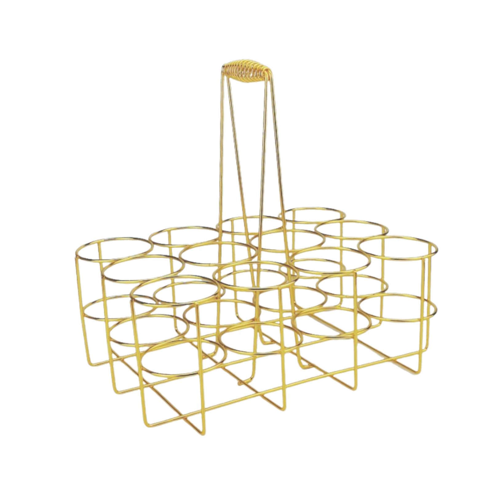 Ioensy - Portabotellas De Agua Con Capacidad Para 12 Botellas Para Deportes De Equipo Al Aire Libre En Bicicleta 29,5 Cm X 22 Cm X 32 Cm Dorado