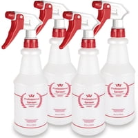 Botella De Aerosol Uineko Plastic De 700 Ml (Paquete De 4) Multiusos