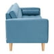 thumbnail image 5 of Sofa Retro 3c Felpa 05 Azul Petroleo, 5 of 6