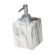 thumbnail image 5 of Dispensador De Jabón Líquido Para Manos Con Bomba Para Encimera De Hotel, Baño, Cabezal Plateado Y Blanco, 5 of 5