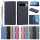 thumbnail image 1 of Funda Cartera de PU para Google Pixel 11 Pro XL con Tarjetas, Azul Marino, 1 of 6