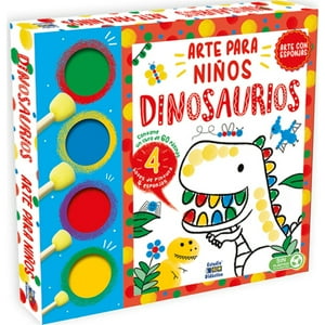 Edimat Libros - Dinosaurios-Arte Con Esponjas-