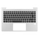 thumbnail image 1 of Top Cover HP Teclado Retroiluminado Español Plata para Notebook ProBook 440 445 G8 (Nuevo), 1 of 2