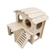 thumbnail image 1 of Casa para hámster, cabaña oculta, decoración de hábitat divertida, accesorios para jaula escondida, casa para jerbos para ratones, mascotas pequeñas, 17cmx15cmx15.5cm, 1 of 5